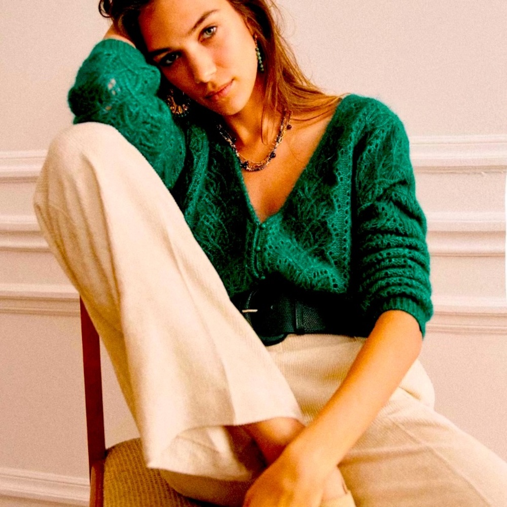 Sezane LISON sweater. XS mint condition